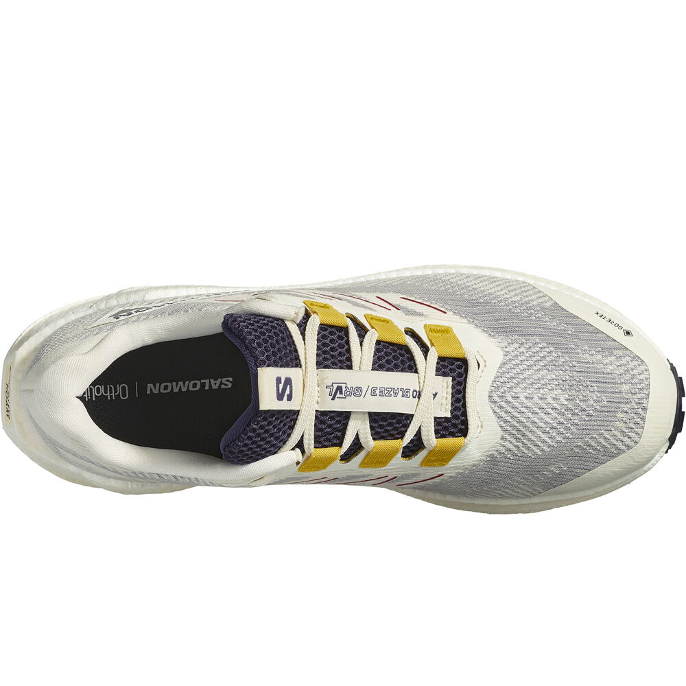 Salomon zapatilla running hombre AERO BLAZE 3 GRVL GORE-TEX BLANCO 05