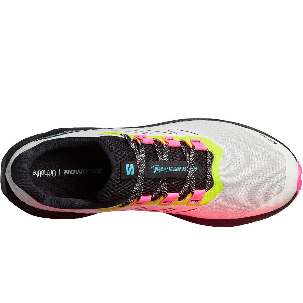 Salomon zapatilla running hombre AERO BLAZE 3 GRVL GORE-TEX BLANCO 05