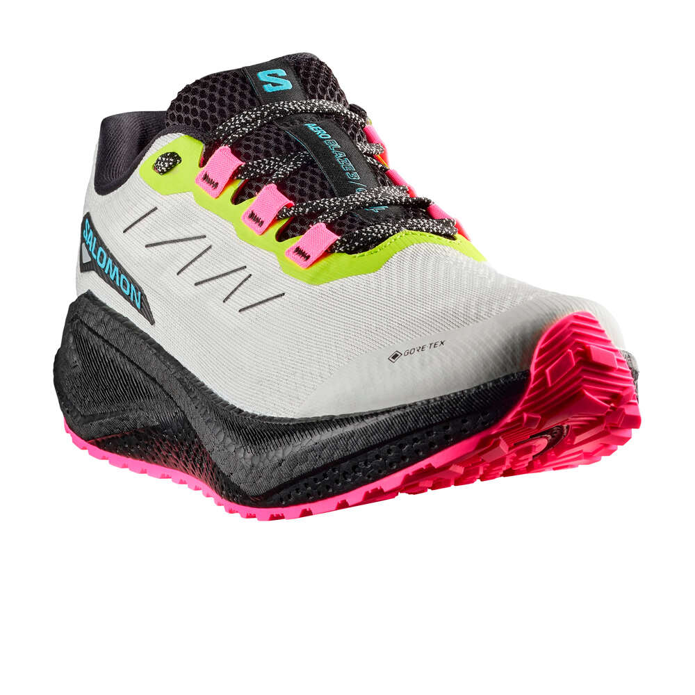 Salomon zapatilla running hombre AERO BLAZE 3 GRVL GORE-TEX BLANCO lateral interior