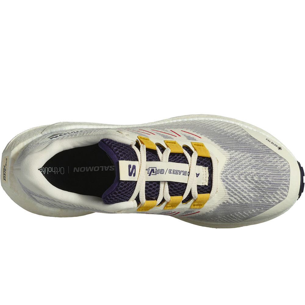 Salomon zapatilla running mujer AERO BLAZE 3 GRVL GORE-TEX GRIS 05
