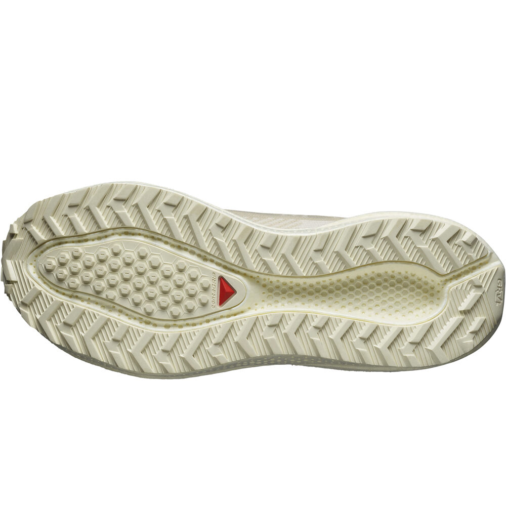 Salomon zapatilla running mujer AERO BLAZE 3 GRVL MARRON vista trasera