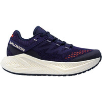 Salomon zapatilla running mujer AERO GLIDE 3 GRAVEL MORADO lateral exterior