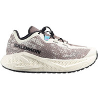Salomon zapatilla running mujer AERO GLIDE 4 GRVL MARRON lateral exterior