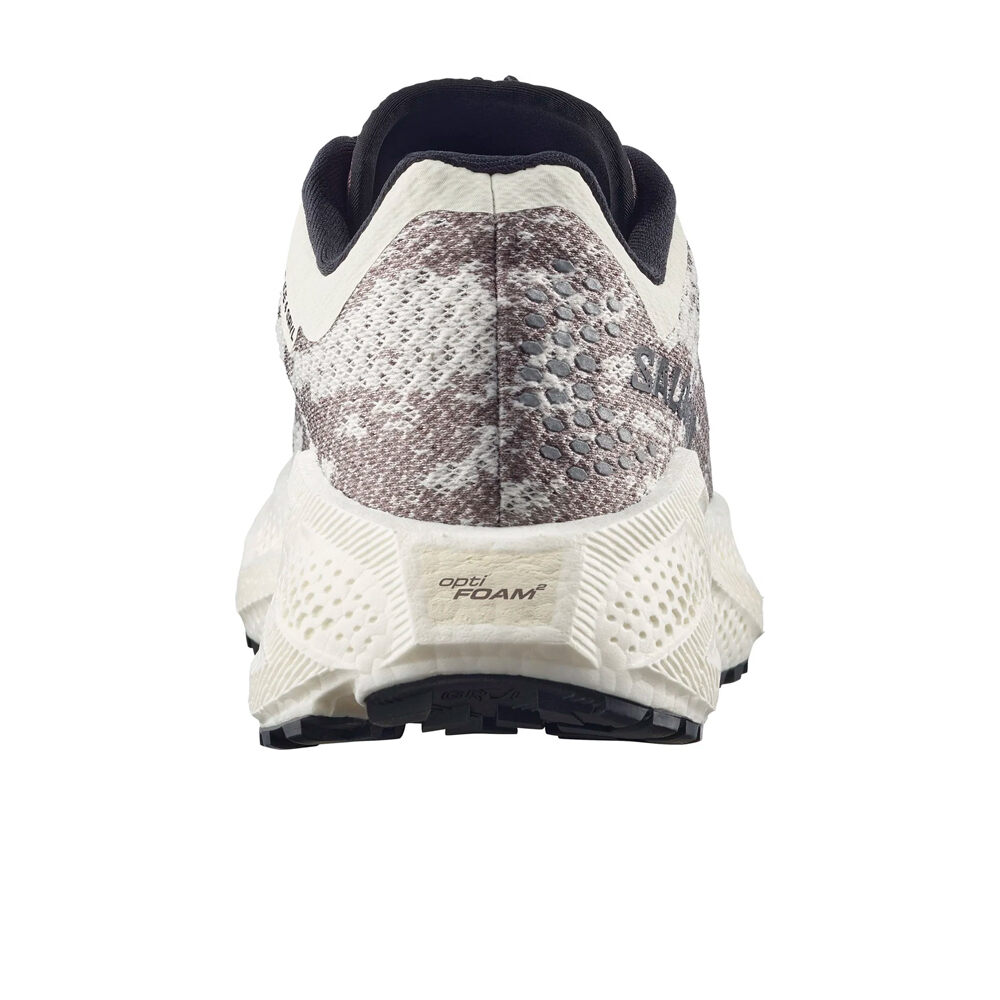 Salomon zapatilla running mujer AERO GLIDE 4 GRVL MARRON vista trasera