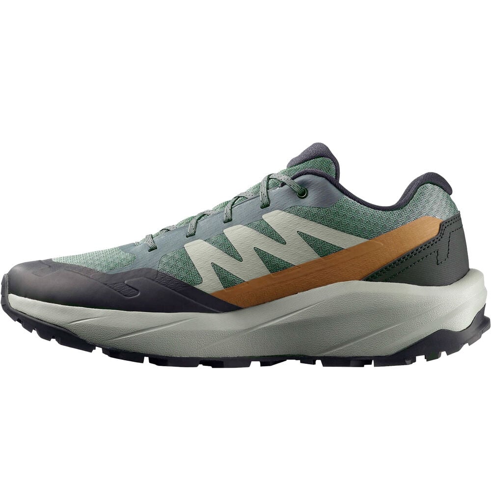 Salomon zapatilla trekking hombre OUTSCAPE VERDE puntera