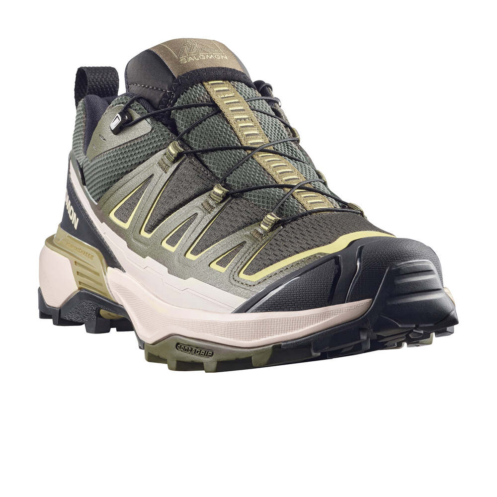Salomon zapatilla trekking hombre X ULTRA 360 EDGE GORE-TEX VERDE lateral interior