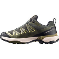 Salomon zapatilla trekking hombre X ULTRA 360 EDGE GORE-TEX VERDE puntera