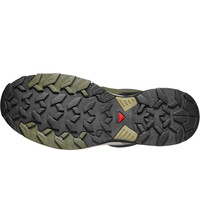 Salomon zapatilla trekking hombre X ULTRA 360 EDGE GORE-TEX VERDE vista superior