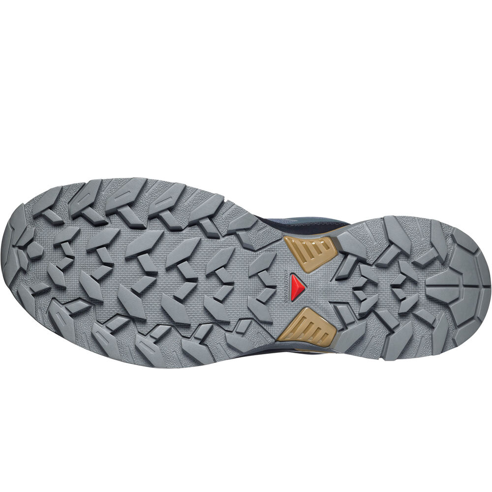 Salomon zapatilla trekking hombre X ULTRA 360 GORE-TEX VERDE vista superior