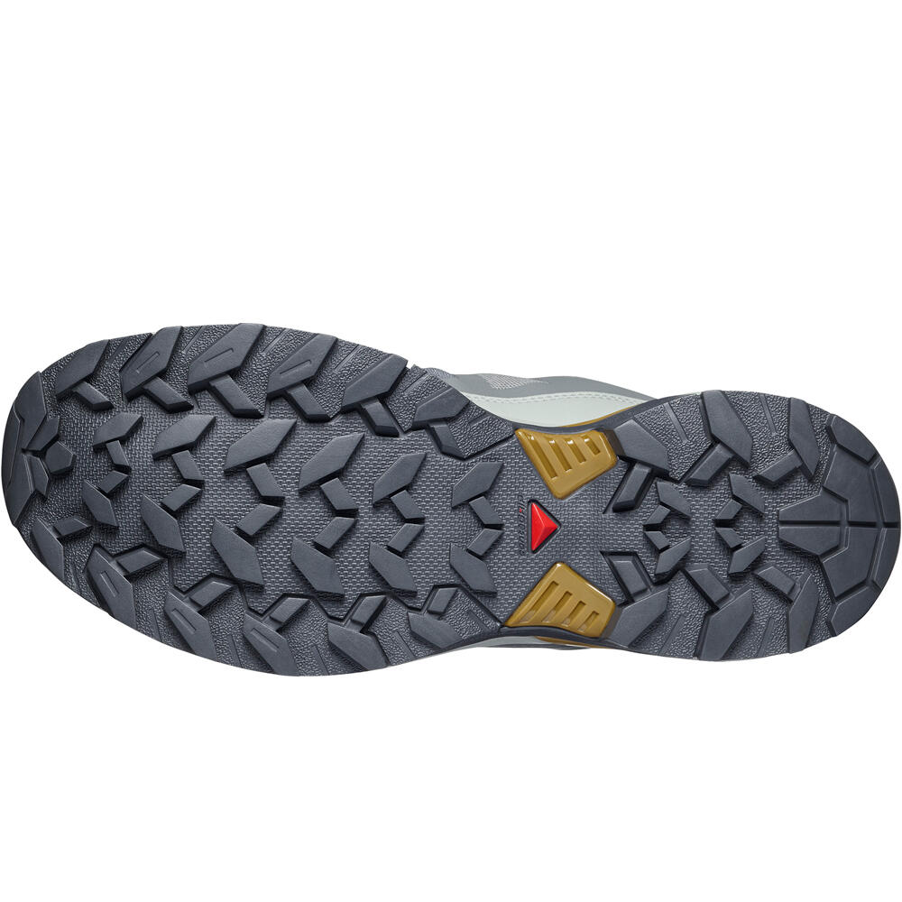 Salomon zapatilla trekking hombre X ULTRA 360 GRIS vista superior