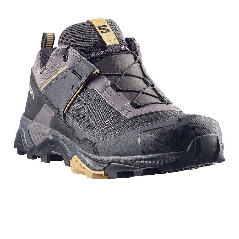 Salomon zapatilla trekking hombre X ULTRA 5 GORE-TEX GRIS lateral interior