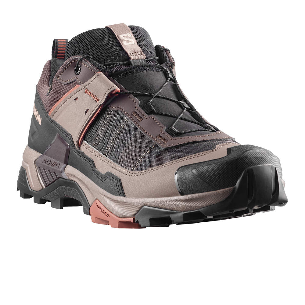 Salomon zapatilla trekking hombre X ULTRA 5 GORE-TEX NEGRO lateral interior