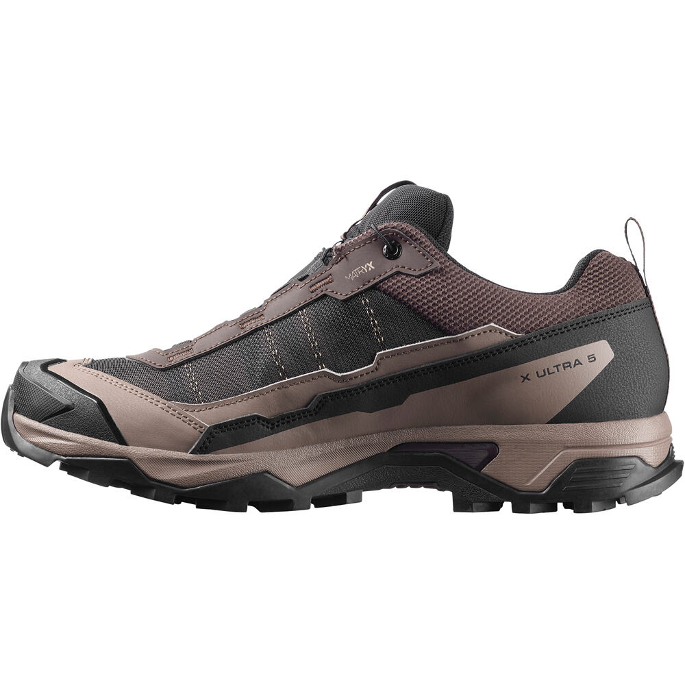 Salomon zapatilla trekking hombre X ULTRA 5 GORE-TEX NEGRO puntera