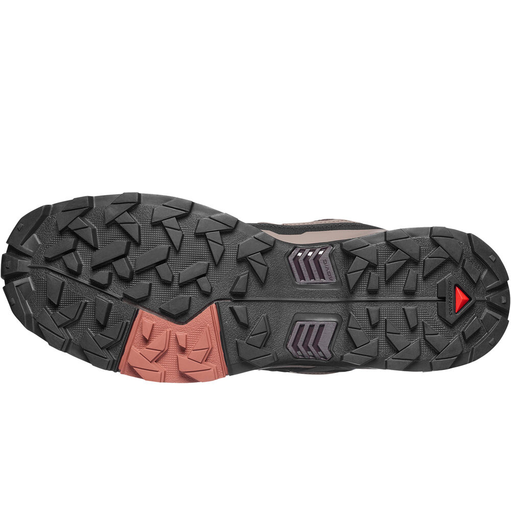 Salomon zapatilla trekking hombre X ULTRA 5 GORE-TEX NEGRO vista superior