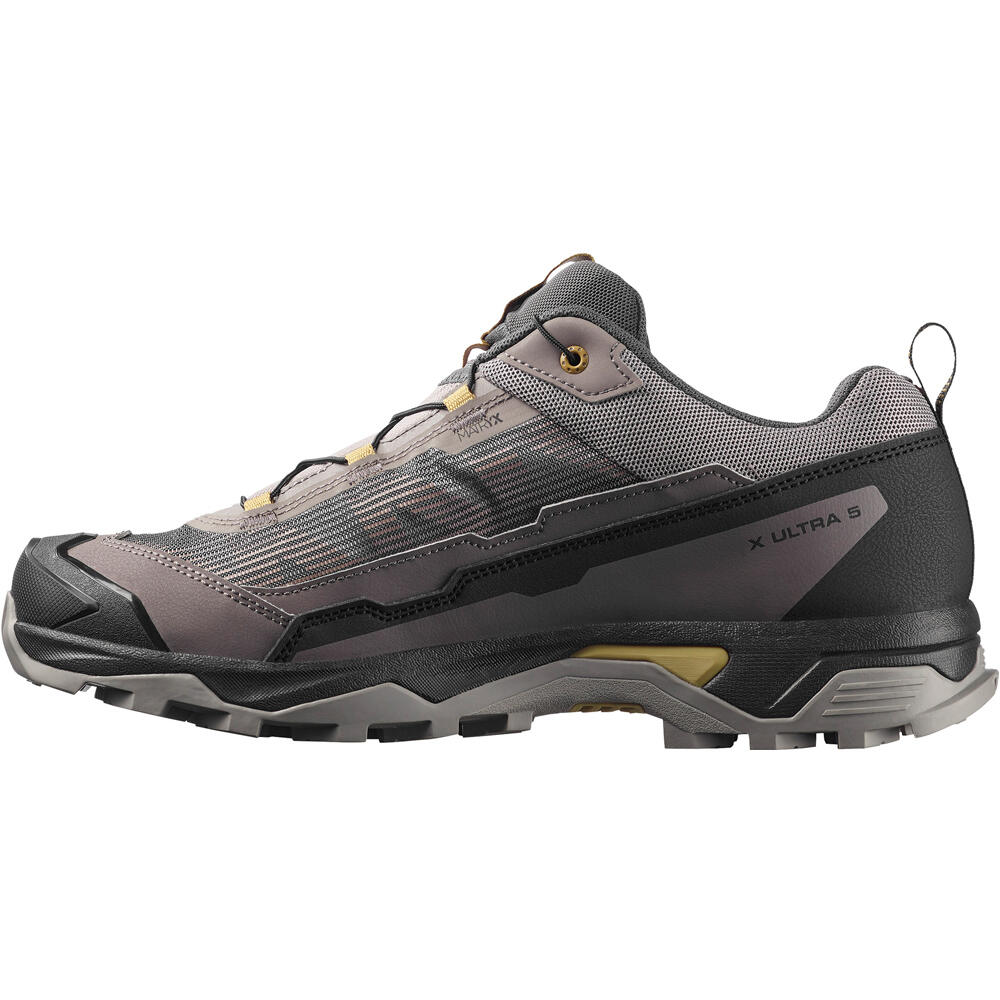 Salomon zapatilla trekking hombre X ULTRA 5 GRIS puntera