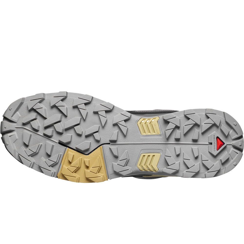 Salomon zapatilla trekking hombre X ULTRA 5 GRIS vista superior