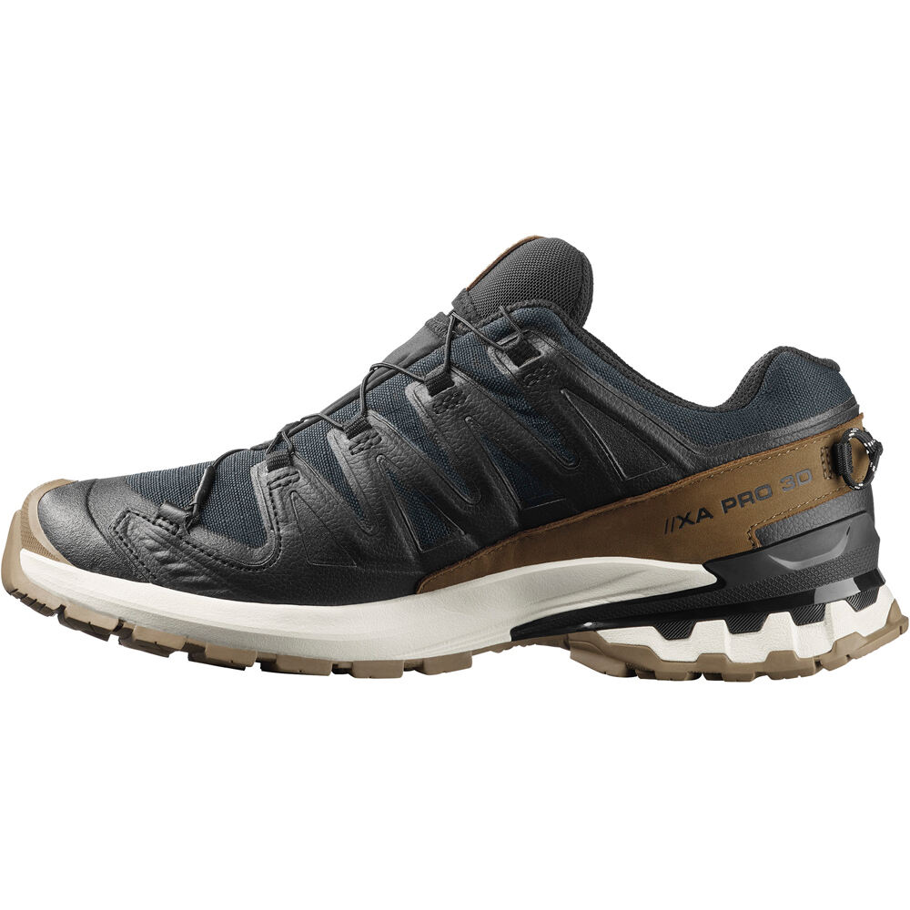 Salomon zapatilla trekking hombre XA PRO 3D V9 GORE-TEX LIFELONG NEGRO puntera