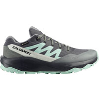 Salomon zapatilla trekking mujer OUTSCAPE GORE-TEX GRIS lateral exterior