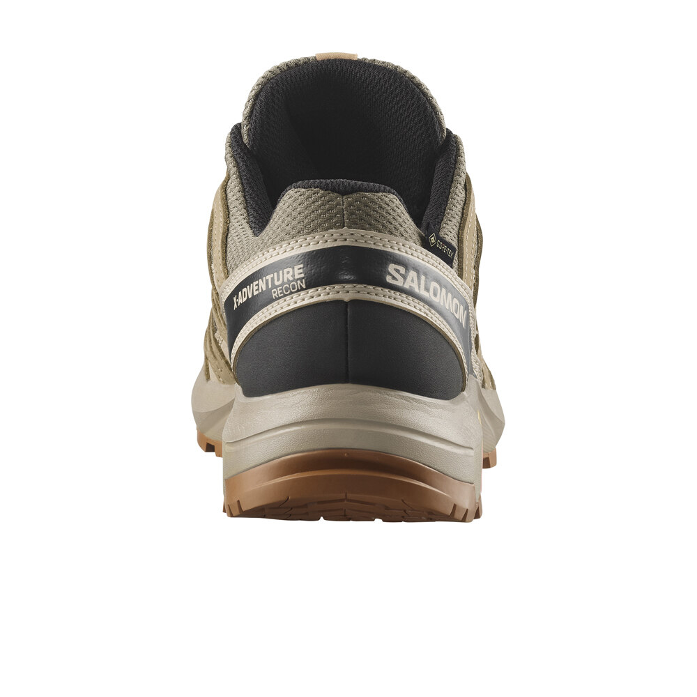 Salomon zapatilla trekking mujer X-ADVENTURE RECON GORE-TEX MARRON vista trasera