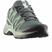 Salomon zapatilla trekking mujer X-ADVENTURE RECON GRIS lateral interior