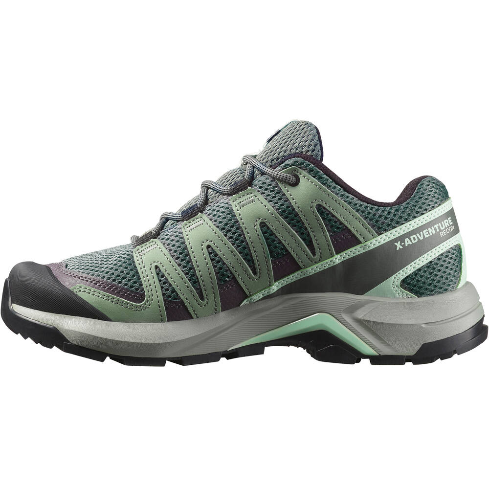 Salomon zapatilla trekking mujer X-ADVENTURE RECON GRIS puntera