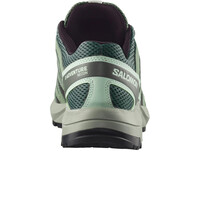 Salomon zapatilla trekking mujer X-ADVENTURE RECON GRIS vista trasera