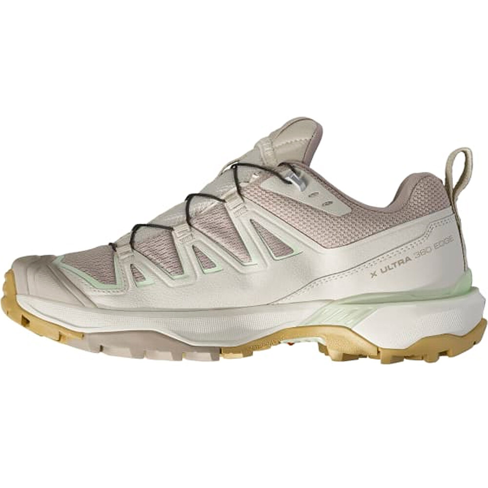 Salomon zapatilla trekking mujer X ULTRA 360 EDGE GORE-TEX BLANCO puntera