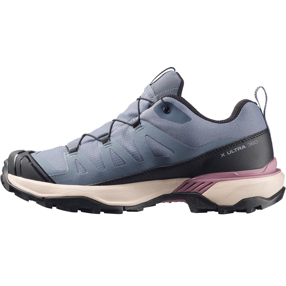 Salomon zapatilla trekking mujer X ULTRA 360 GORE-TEX AZUL puntera