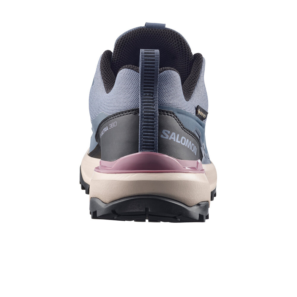 Salomon zapatilla trekking mujer X ULTRA 360 GORE-TEX AZUL vista trasera