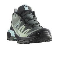 Salomon zapatilla trekking mujer X ULTRA 360 GORE-TEX GRIS lateral interior
