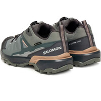 Salomon zapatilla trekking mujer X ULTRA 360 GORE-TEX GRIS puntera