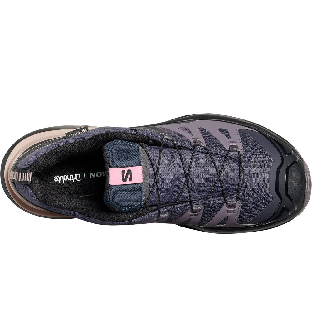 Salomon zapatilla trekking mujer X ULTRA 360 GORE-TEX NEGRO 05