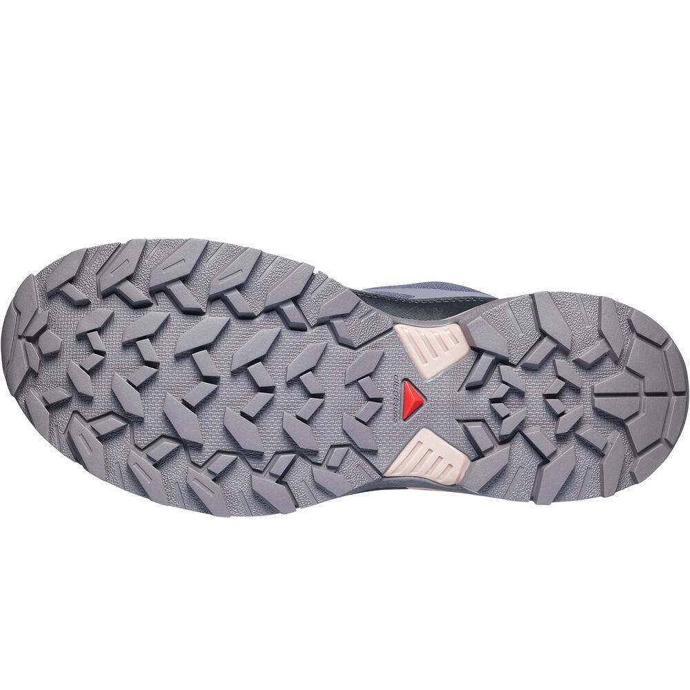 Salomon zapatilla trekking mujer X ULTRA 360 GORE-TEX NEGRO vista superior