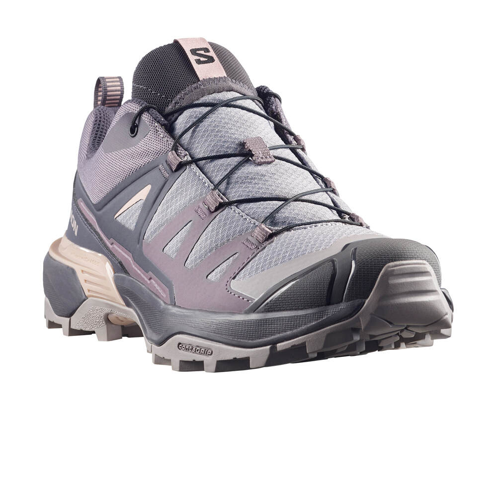 Salomon zapatilla trekking mujer X ULTRA 360 GRIS lateral interior