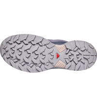 Salomon zapatilla trekking mujer X ULTRA 360 GRIS vista superior