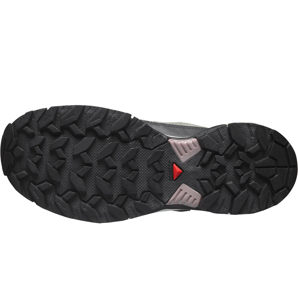 Salomon zapatilla trekking mujer X ULTRA 360 LTR GORE-TEX GRIS vista superior