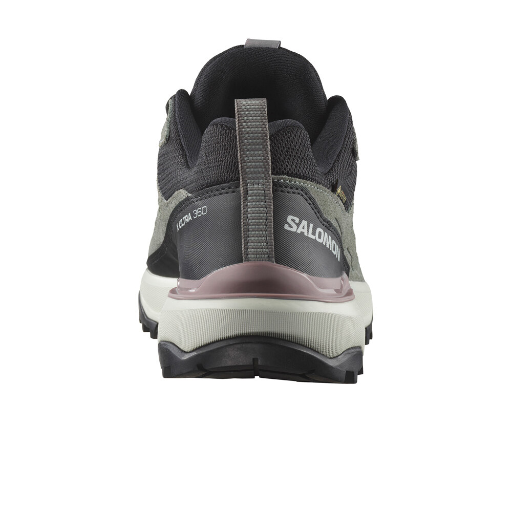 Salomon zapatilla trekking mujer X ULTRA 360 LTR GORE-TEX GRIS vista trasera