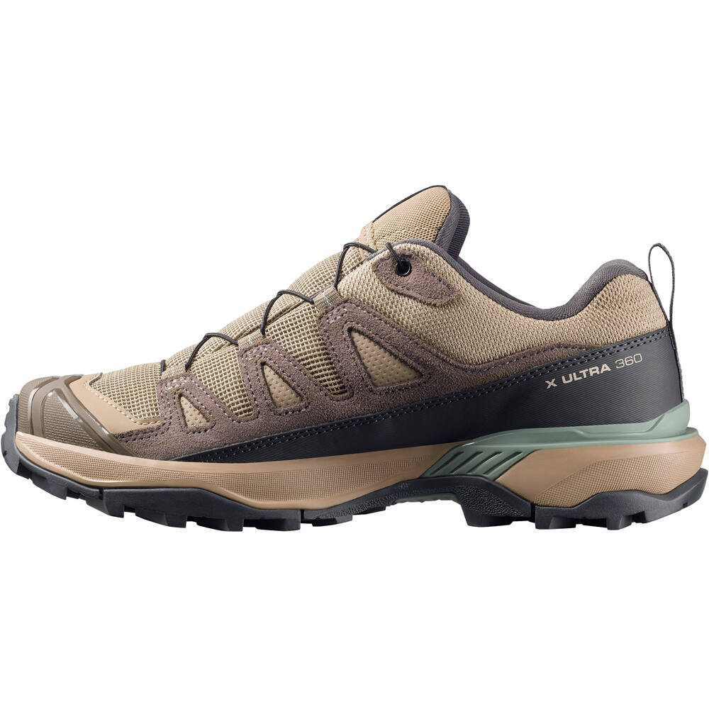 Salomon zapatilla trekking mujer X ULTRA 360 LTR GORE-TEX MARRON puntera