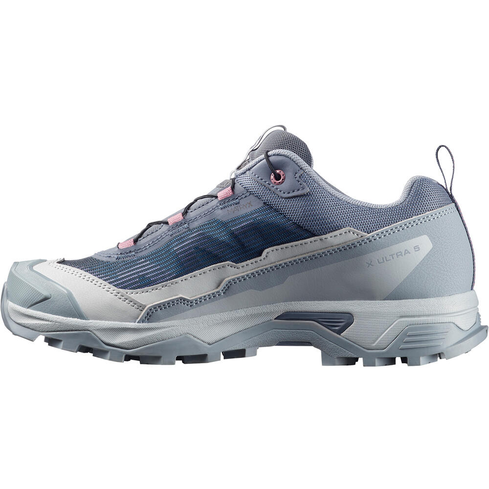 Salomon zapatilla trekking mujer X ULTRA 5 GRIS puntera