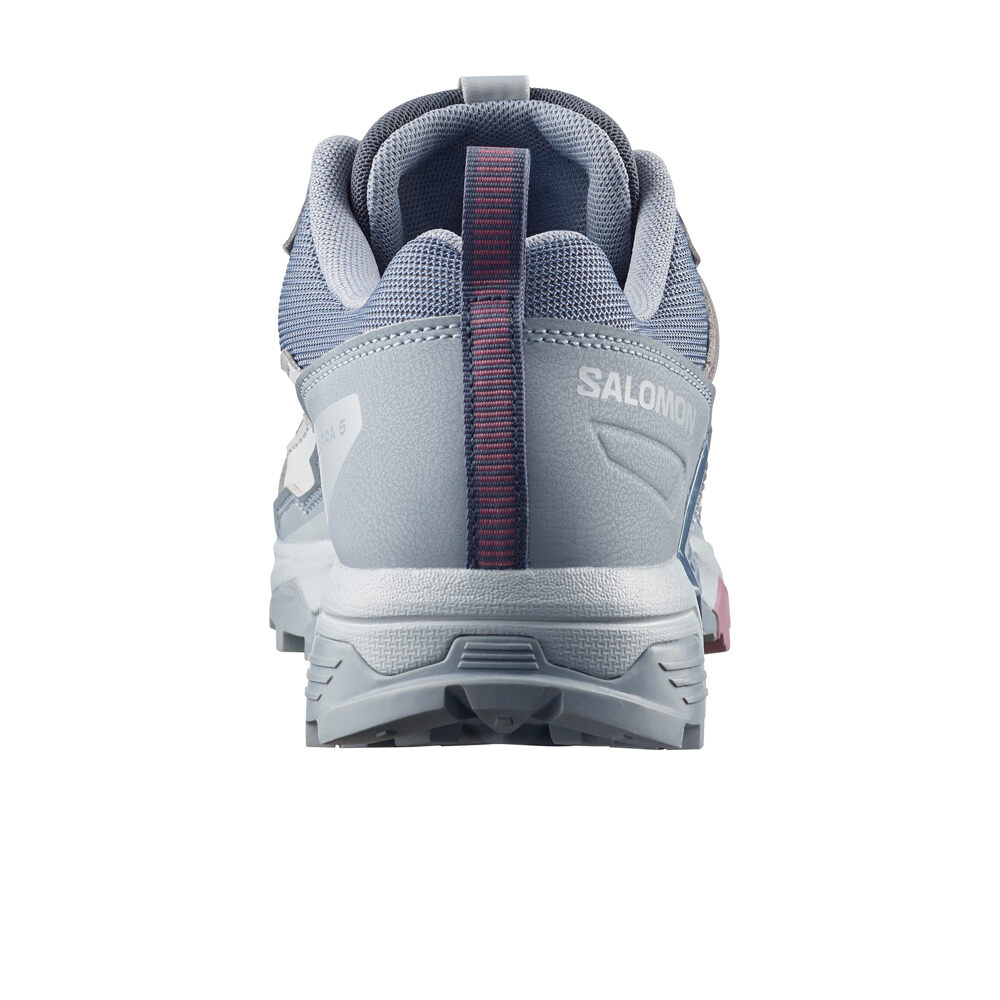 Salomon zapatilla trekking mujer X ULTRA 5 GRIS vista trasera