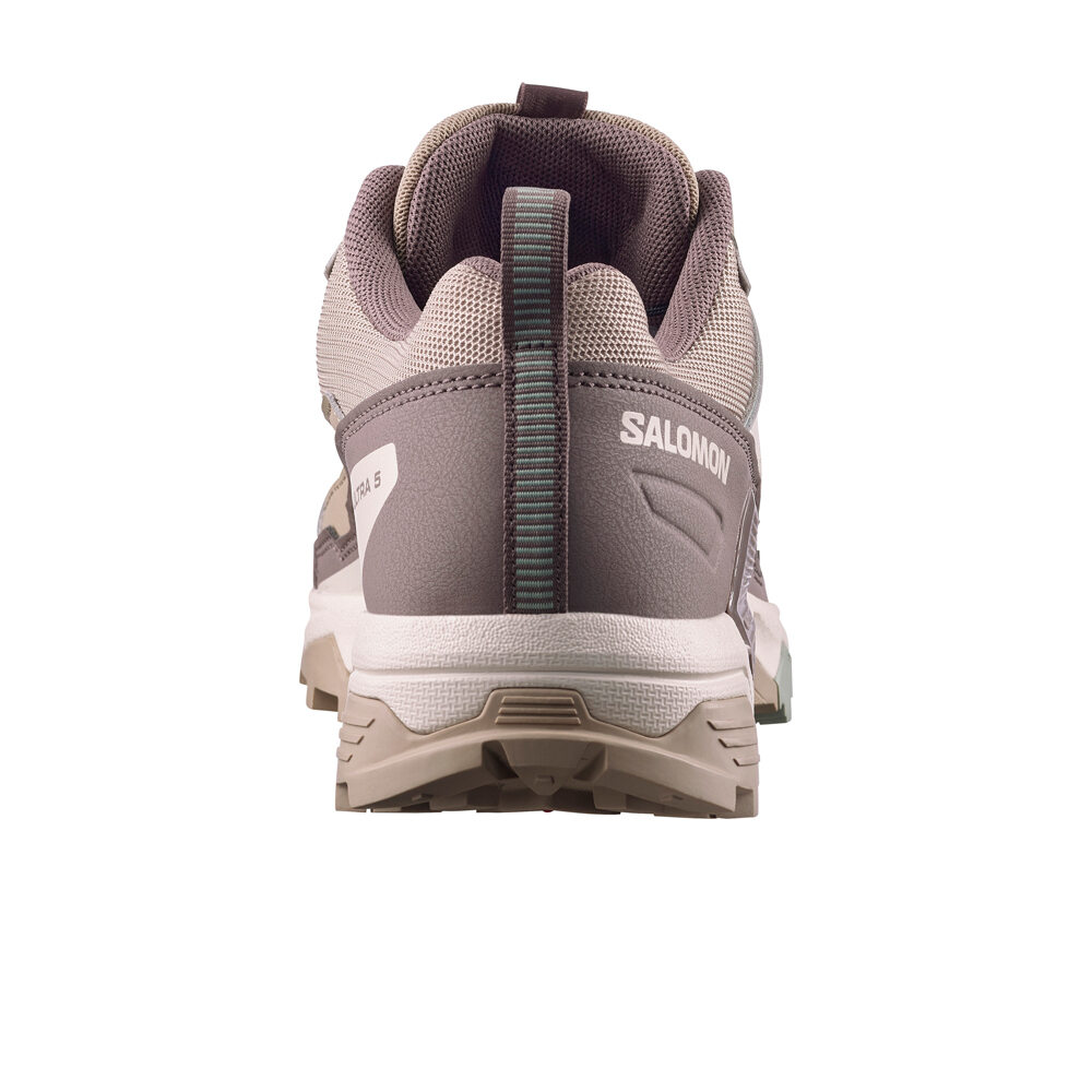 Salomon zapatilla trekking mujer X ULTRA 5 MARRON vista trasera