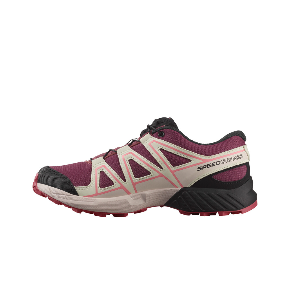 Salomon zapatilla trekking niño SPEEDCROSS J AZUL puntera