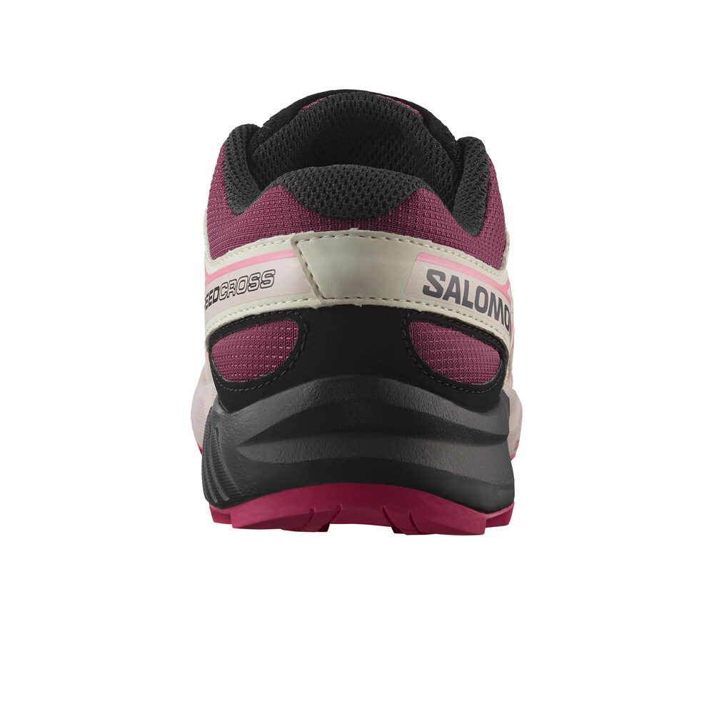 Salomon zapatilla trekking niño SPEEDCROSS J AZUL vista trasera