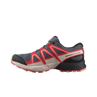 Salomon zapatilla trekking niño SPEEDCROSS WATERPROOF GRIS puntera