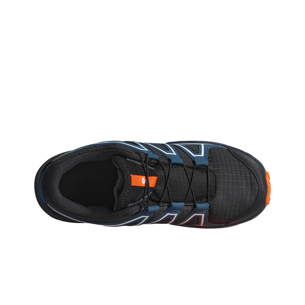 Salomon zapatilla trekking niño SPEEDCROSS WP J AZUL 05