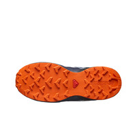 Salomon zapatilla trekking niño SPEEDCROSS WP J AZUL vista superior