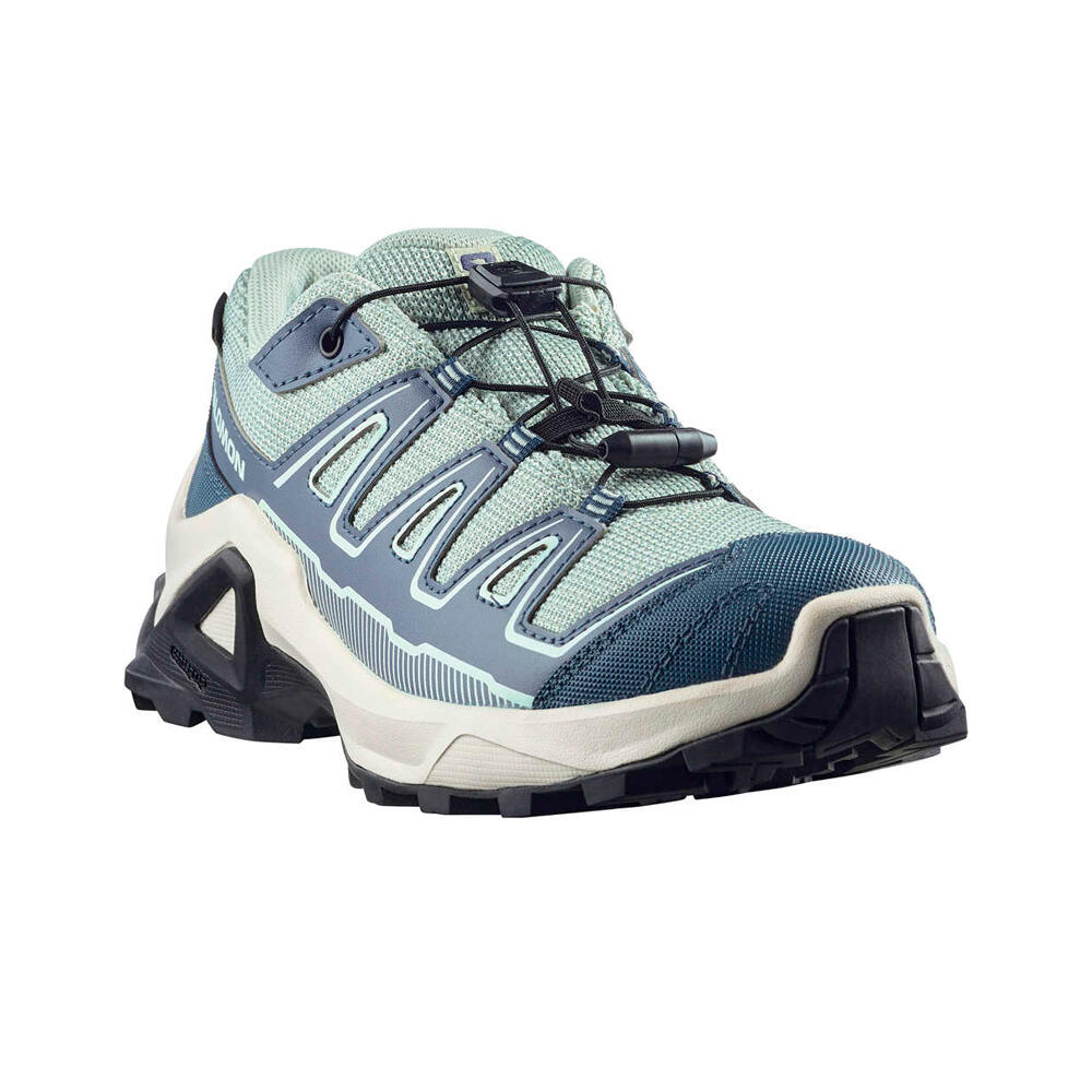 Salomon zapatilla trekking niño X ULTRA GTX J VERDE lateral interior