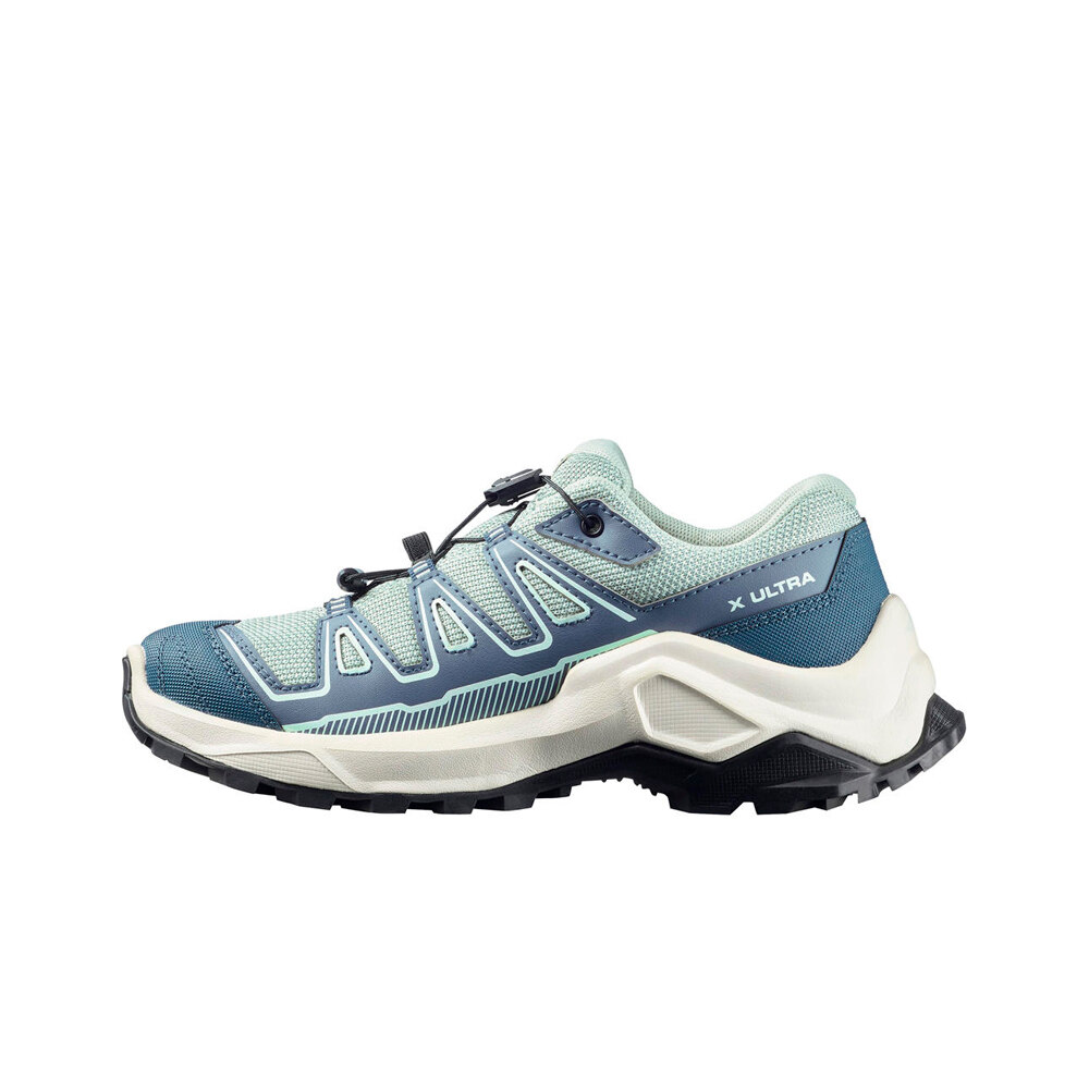 Salomon zapatilla trekking niño X ULTRA GTX J VERDE puntera