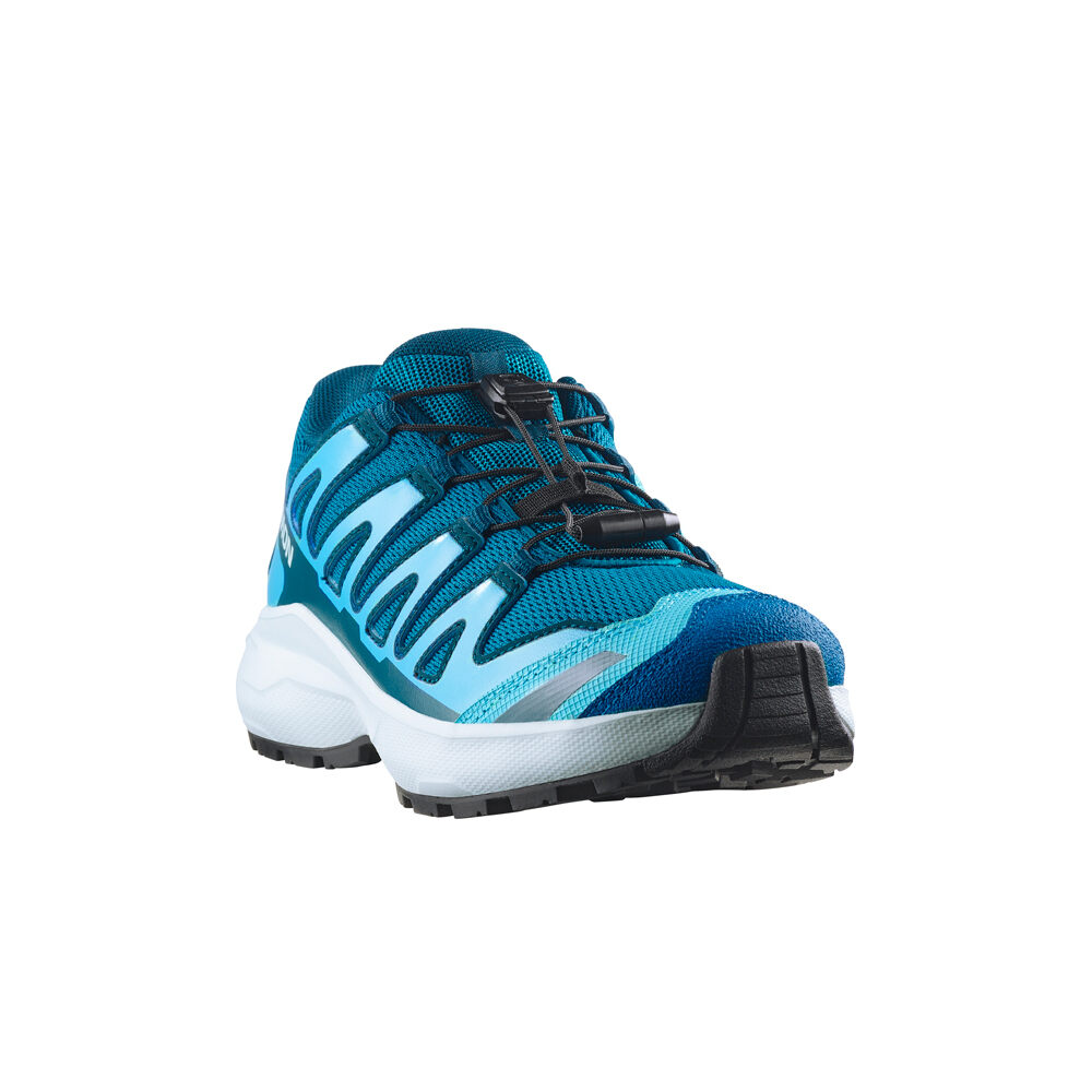 Salomon zapatilla trekking niño XA PRO AZUL lateral interior