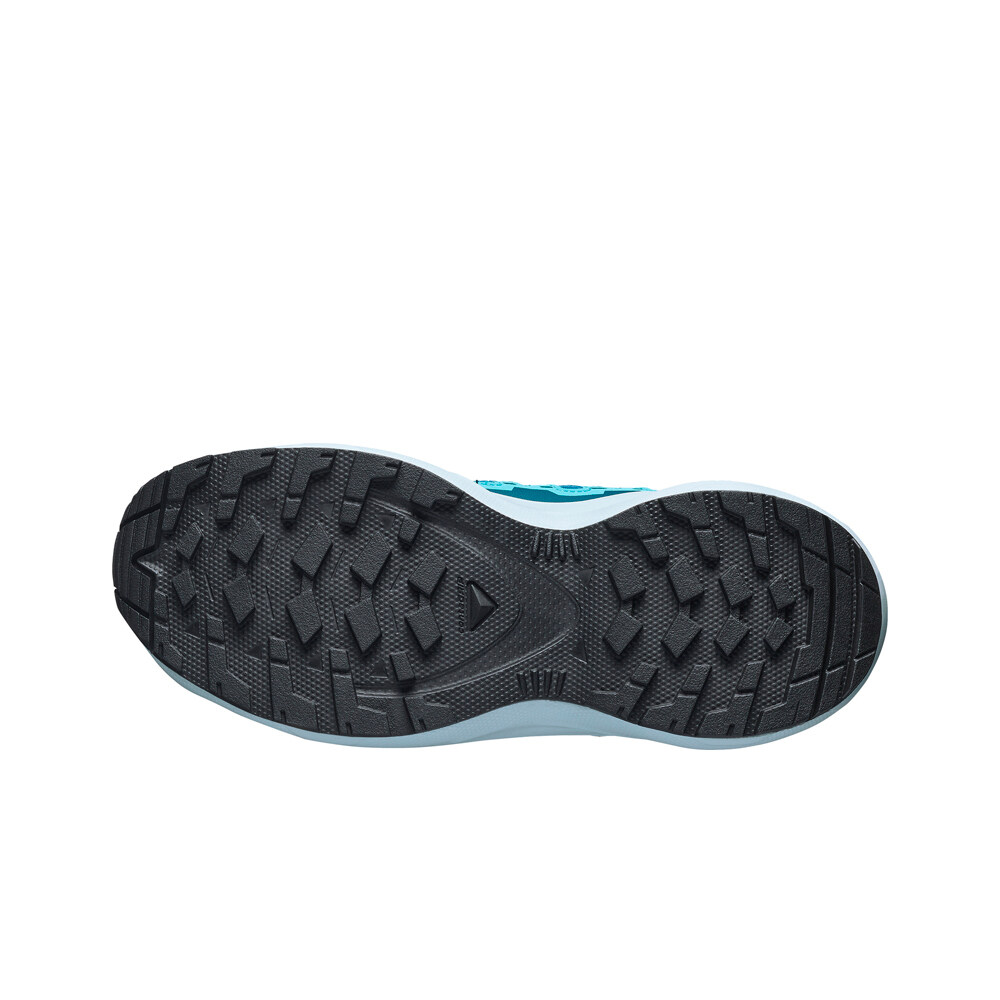 Salomon zapatilla trekking niño XA PRO AZUL vista superior